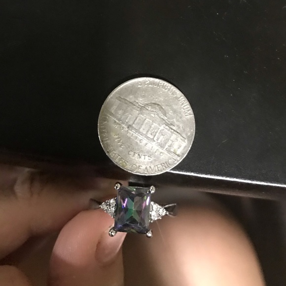 NEW 925 sterling silver Ring Mystic Fire Topaz - Picture 5 of 6